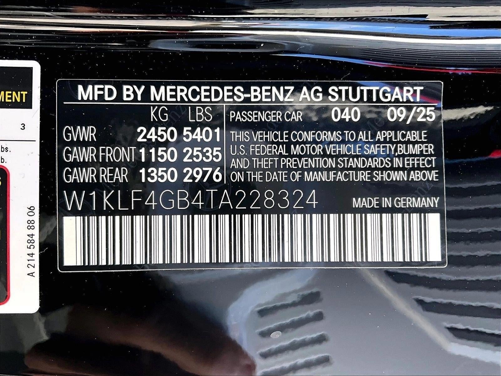 2026 Mercedes-Benz E-Class E 350 RWD Sedan