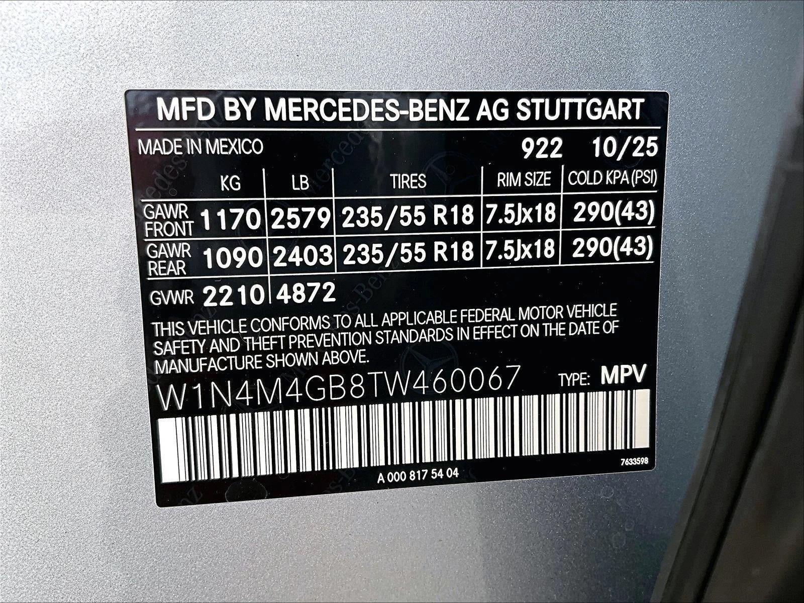 2026 Mercedes-Benz GLB GLB 250 SUV