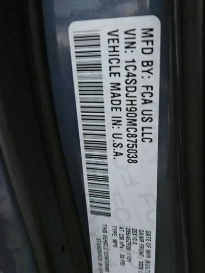 2021 Dodge Durango SRT Hellcat AWD