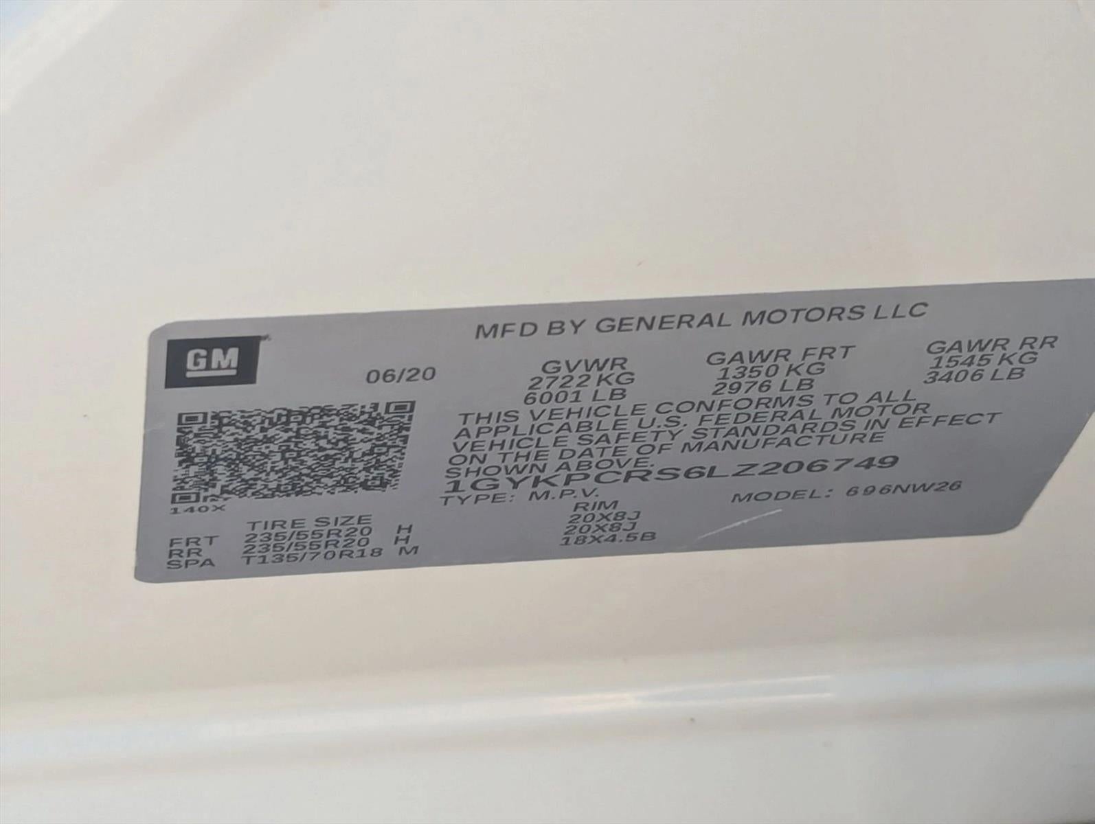 2020 Cadillac XT6 FWD 4dr Premium Luxury