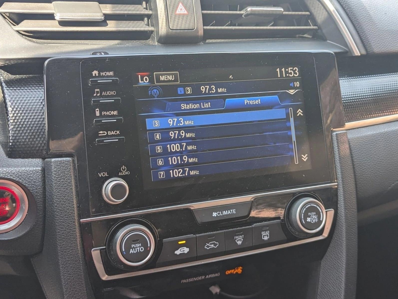 2019 Honda Civic Sedan Sport CVT