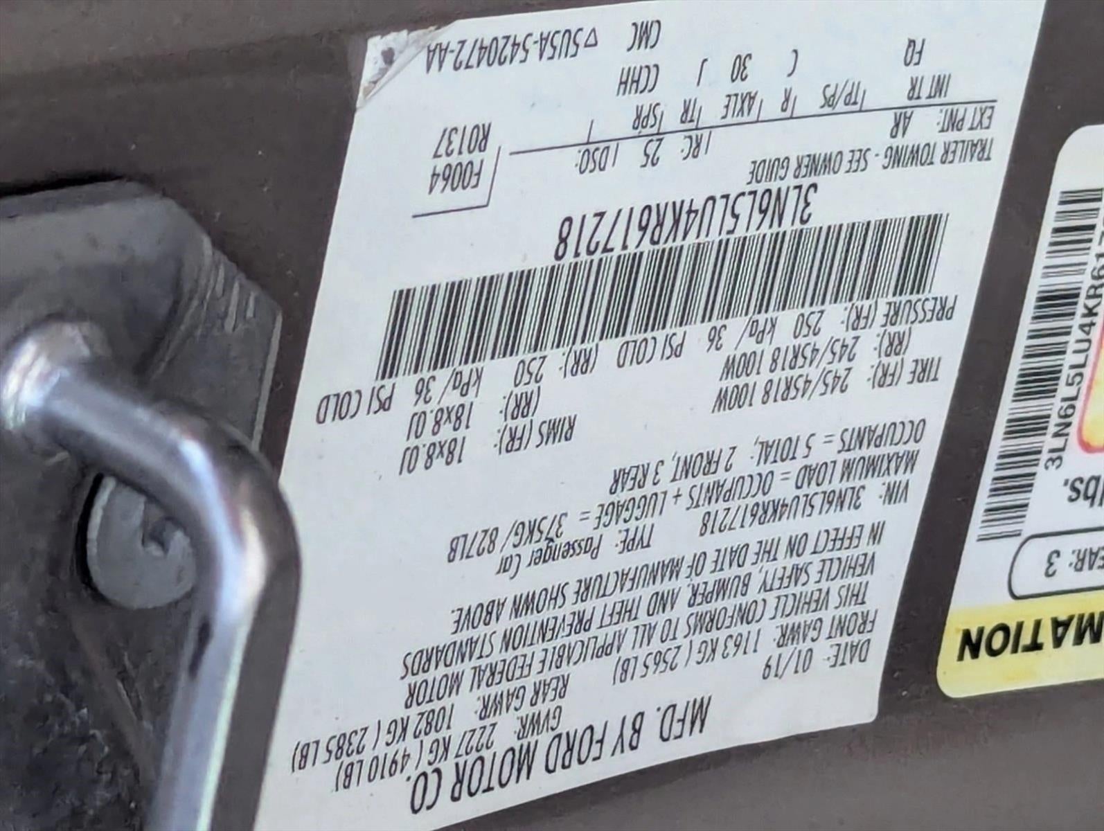 2019 Lincoln MKZ Hybrid Reserve I FWD