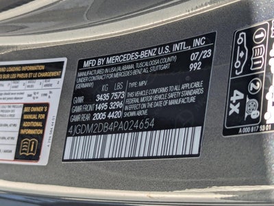 2023 Mercedes-Benz EQS EQS 450+ SUV