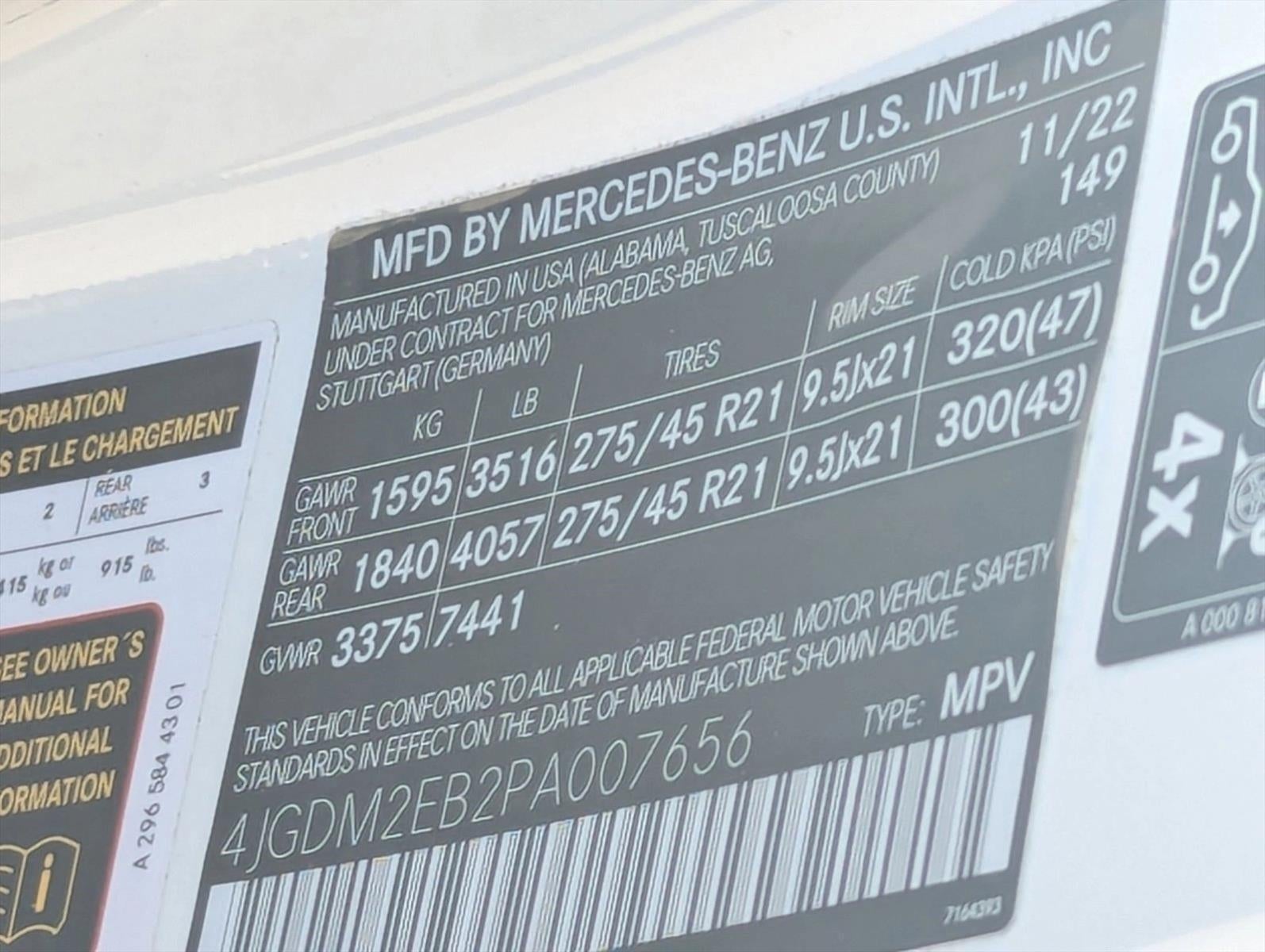 2023 Mercedes-Benz EQS EQS 450 4MATIC® SUV