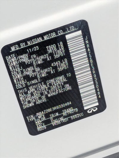 2024 INFINITI QX80 SENSORY AWD