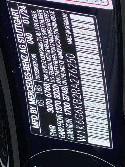 2024 Mercedes-Benz S-Class S 580e 4MATIC® Sedan