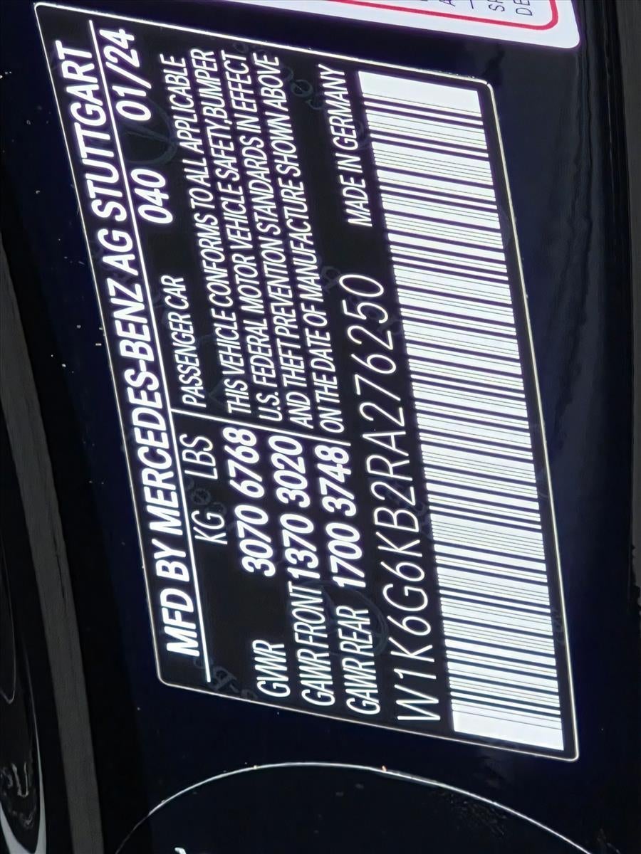 2024 Mercedes-Benz S-Class S 580e 4MATIC® Sedan