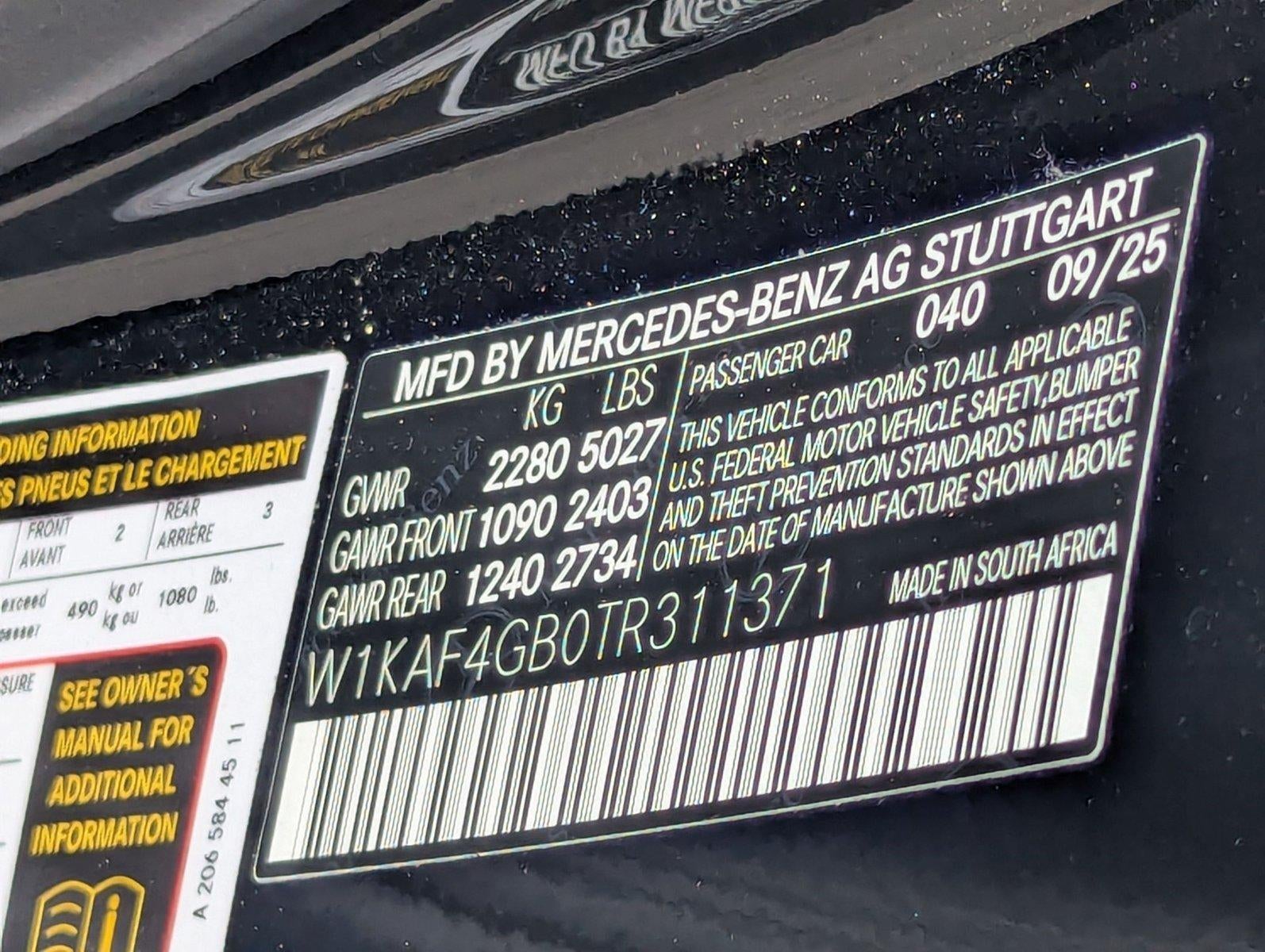 2026 Mercedes-Benz C-Class C 300 Sedan