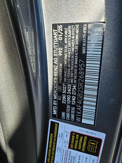 2025 Mercedes-Benz C-Class C 300 Sedan