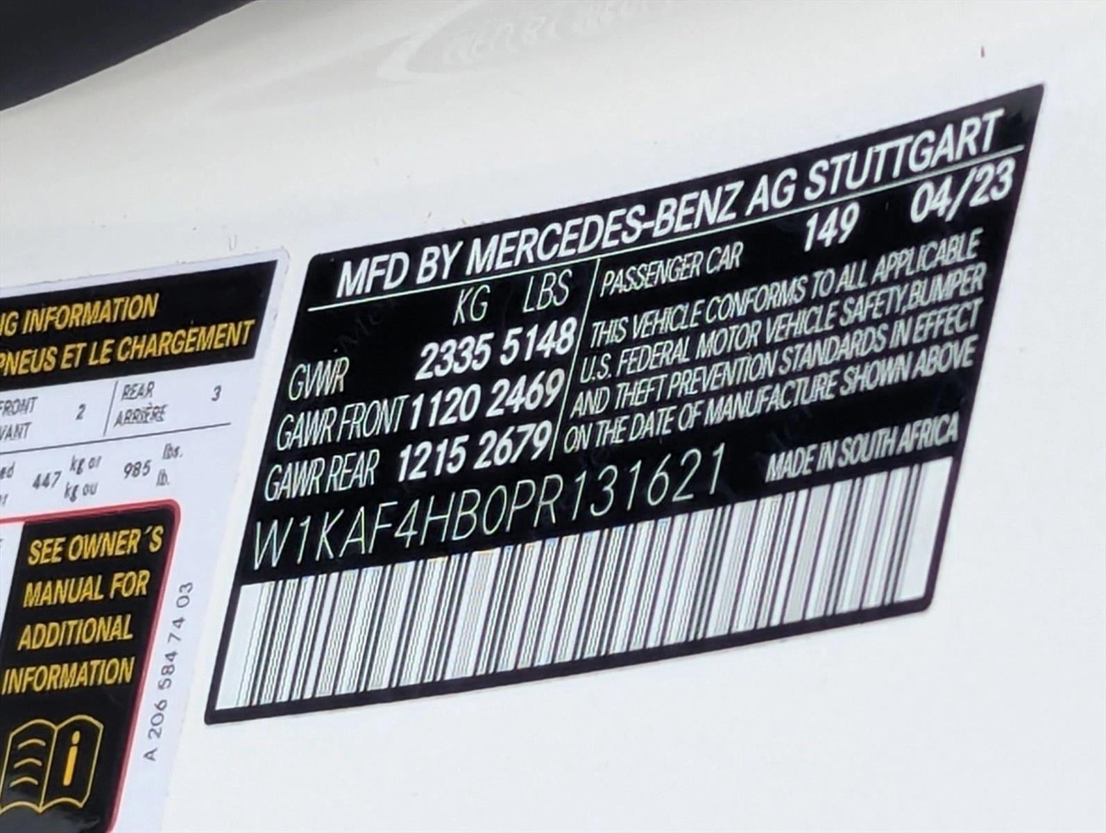 2023 Mercedes-Benz C-Class C 300 4MATIC® Sedan