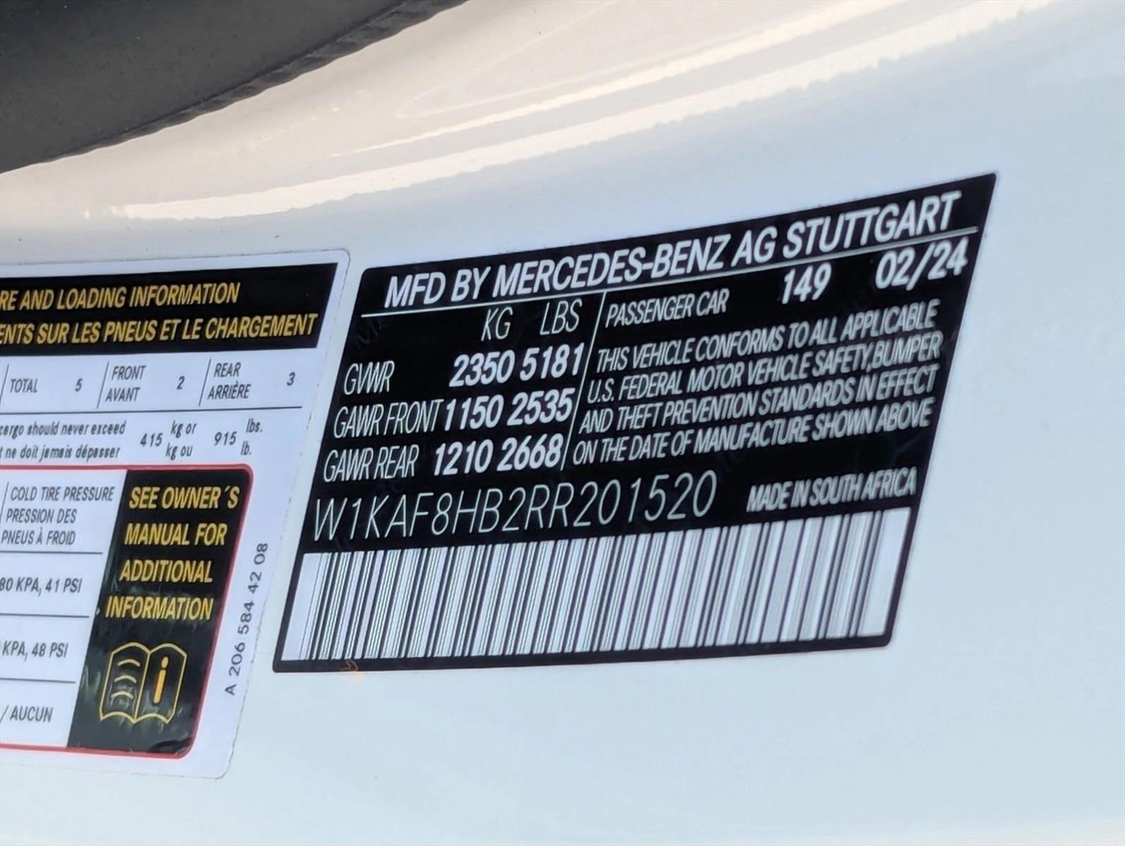 2024 Mercedes-Benz C-Class AMG® C 43 4MATIC® Sedan