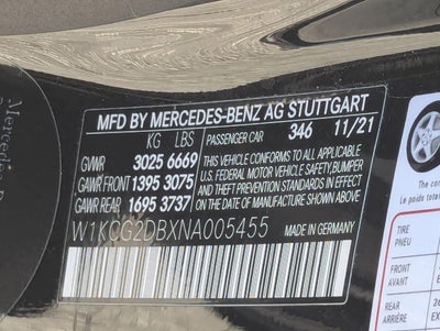 2022 Mercedes-Benz EQS EQS 450+ Sedan