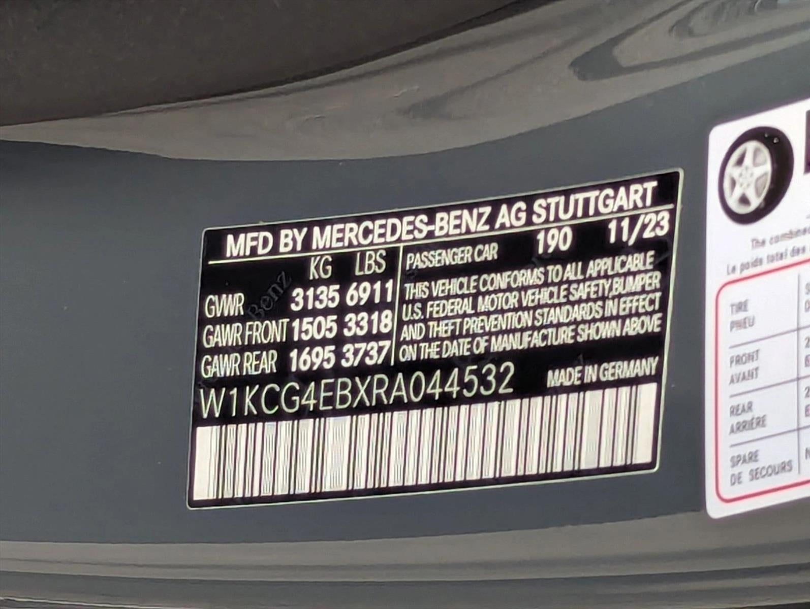 2024 Mercedes-Benz EQS EQS 580 4MATIC® Sedan