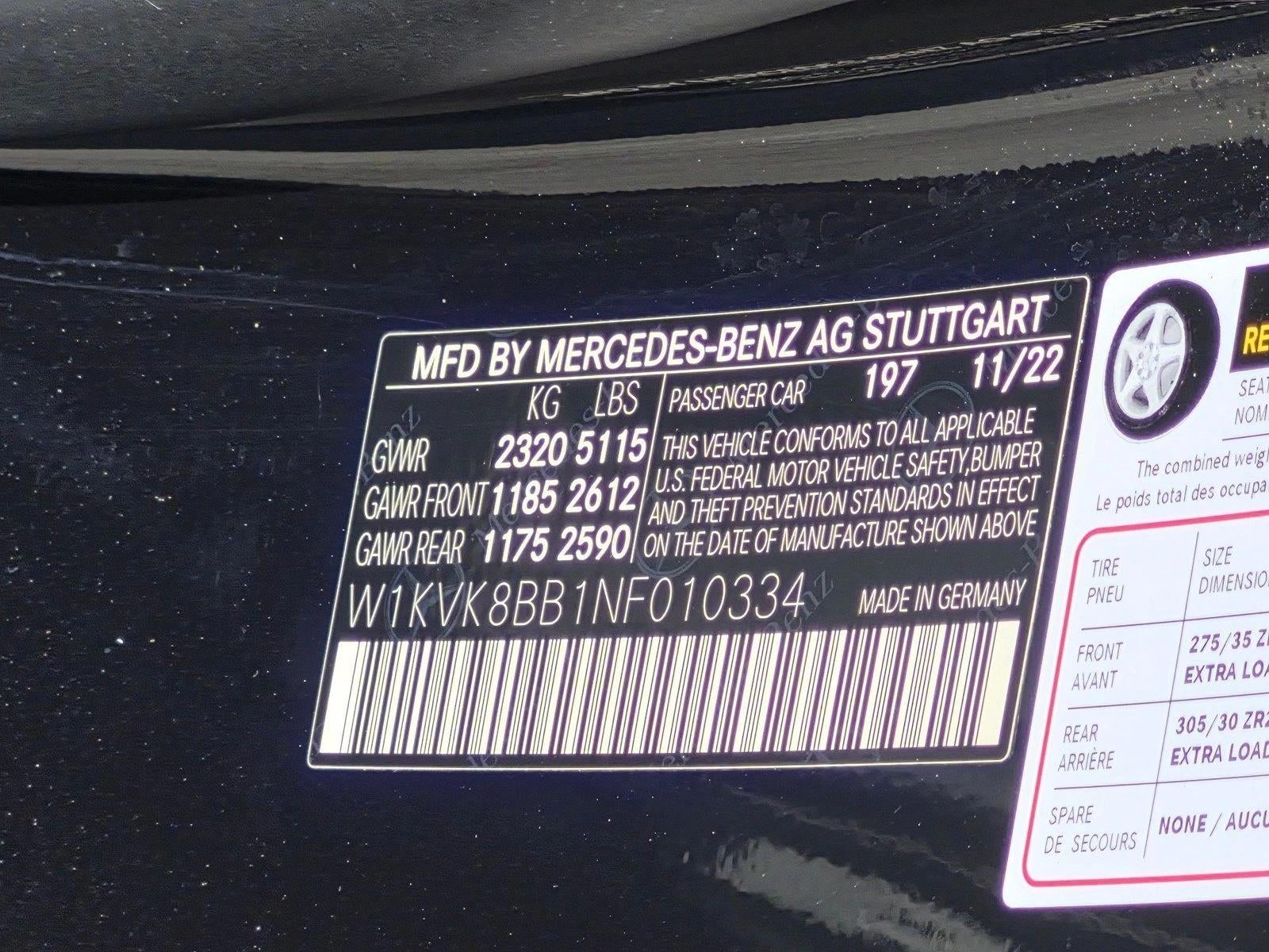 2022 Mercedes-Benz SL-Class AMG® SL 63 Roadster