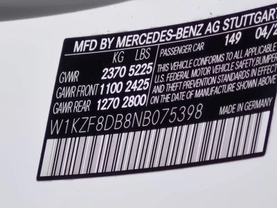 2022 Mercedes-Benz E-Class E 350 RWD Sedan