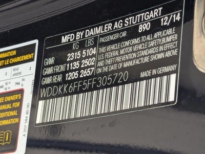 2015 Mercedes-Benz E-Class E 400 Cabriolet