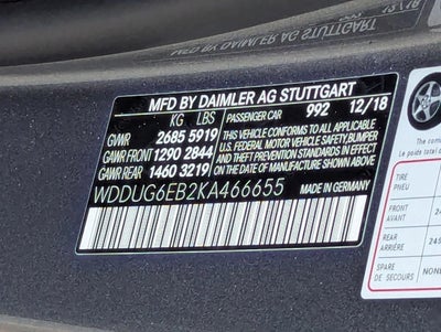 2019 Mercedes-Benz S-Class S 450 4MATIC® Sedan