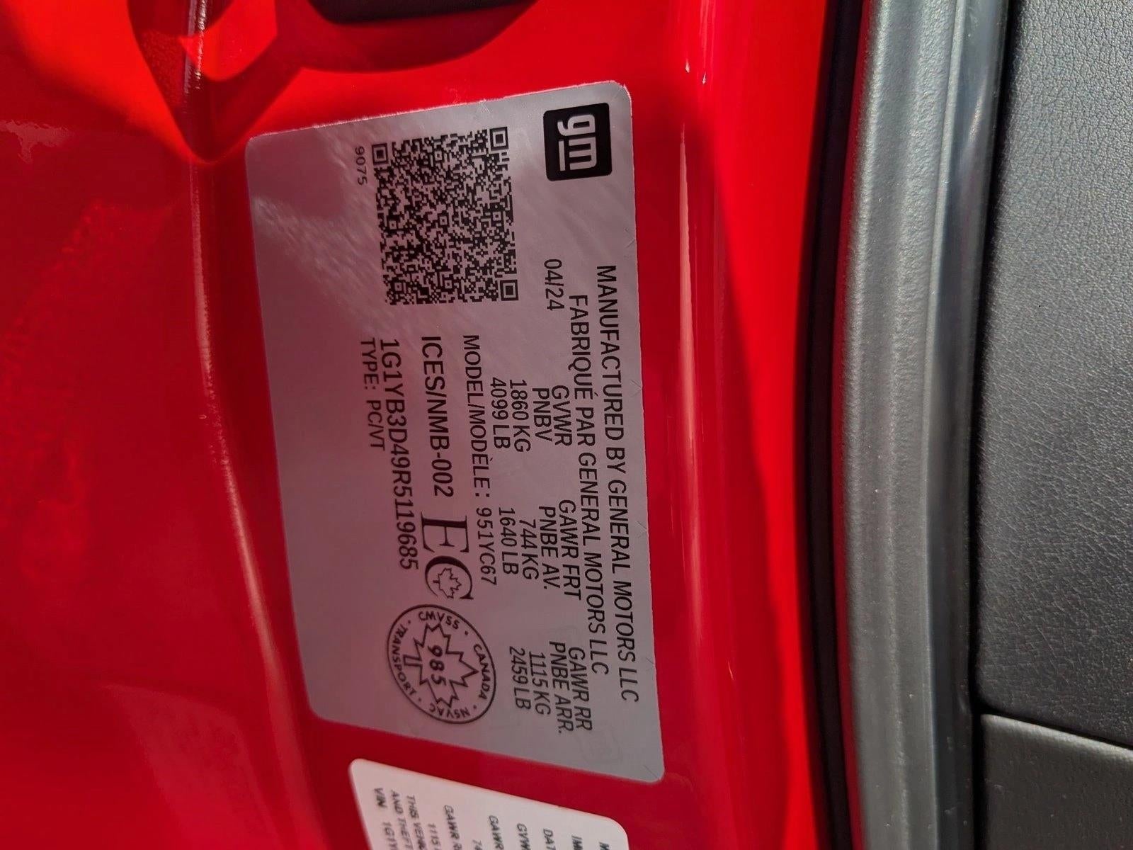 2024 Chevrolet Corvette Stingray Convertible 2LT