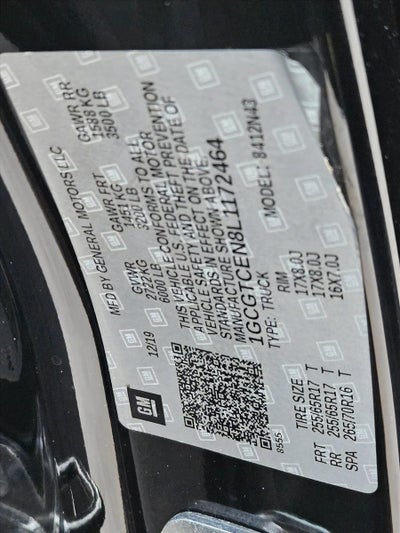 2020 Chevrolet Colorado Crew Cab Short Box 4-Wheel Drive LT