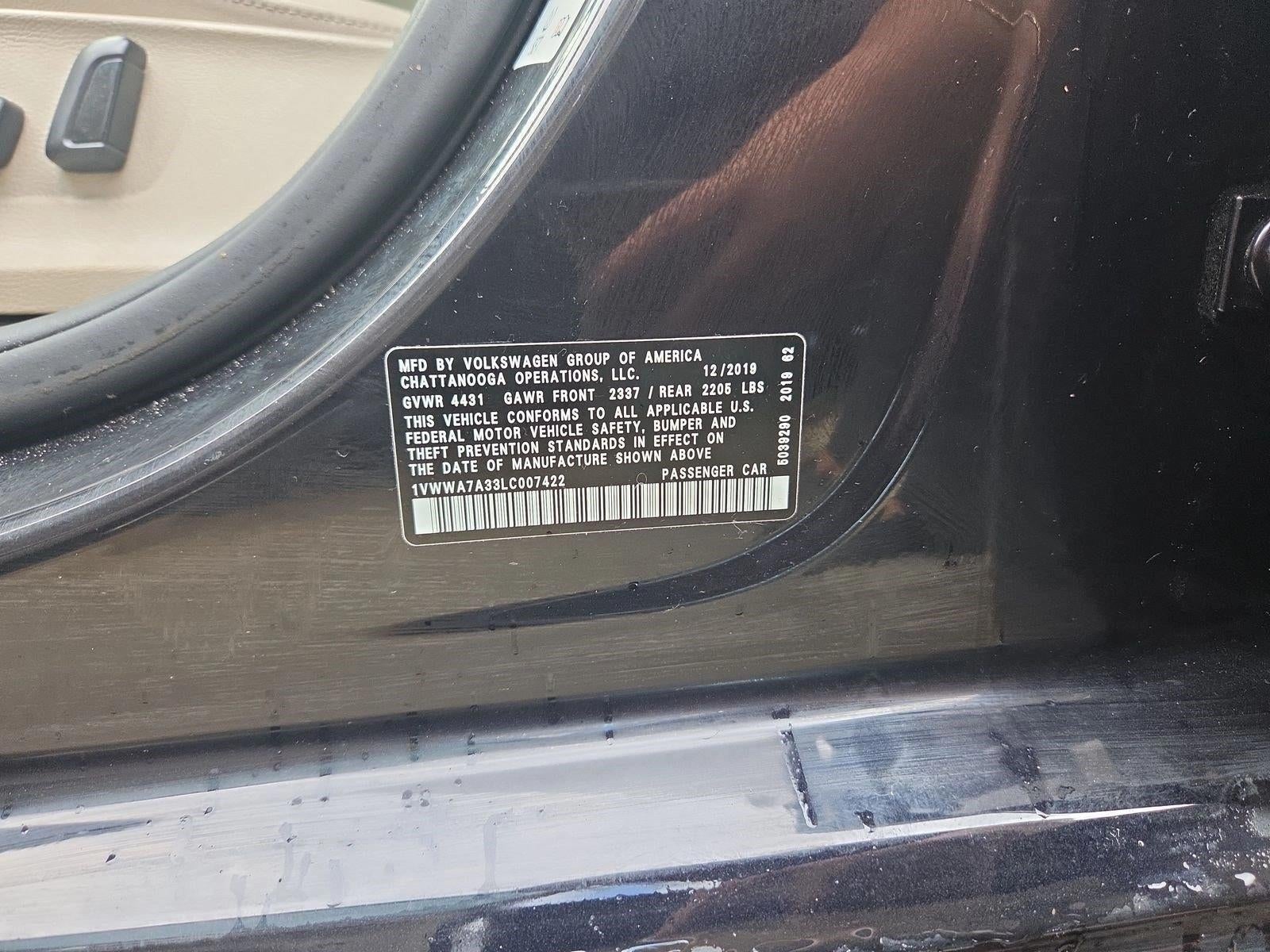 2020 Volkswagen Passat 2.0T SE Auto