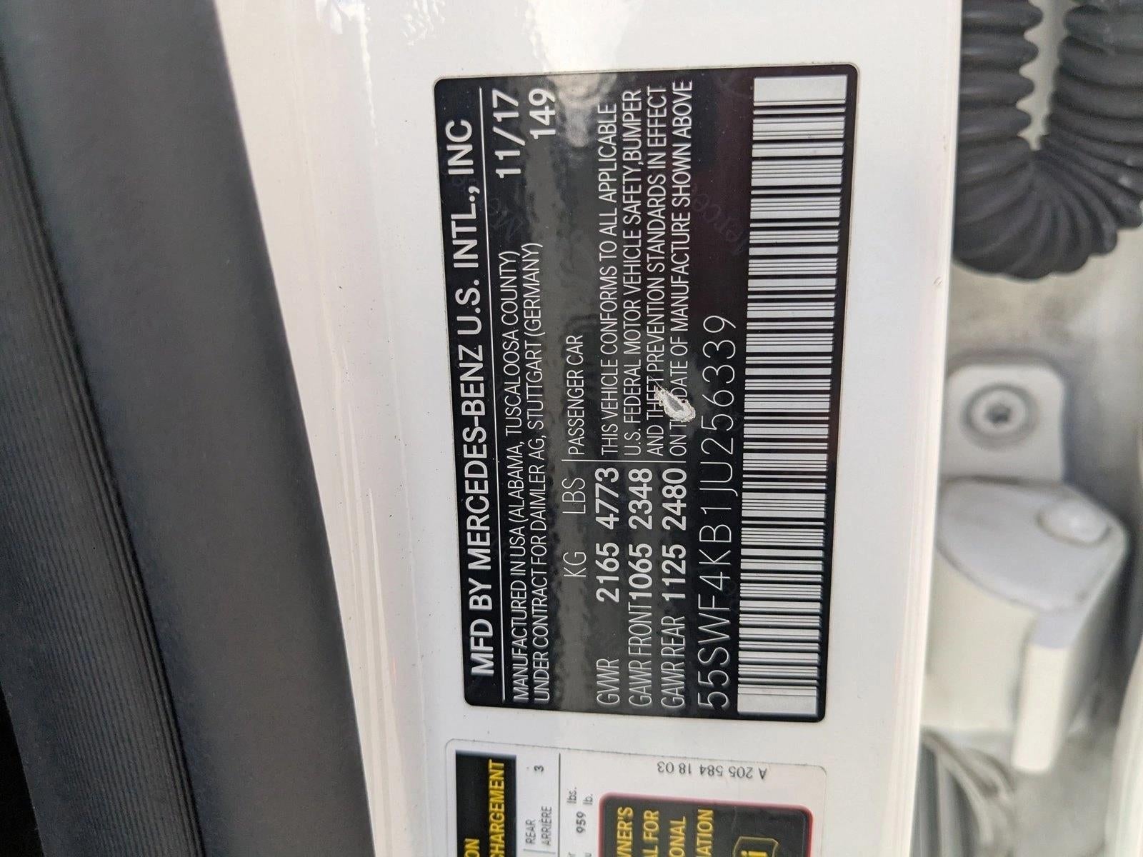 2018 Mercedes-Benz C-Class C 300 4MATIC® Sedan