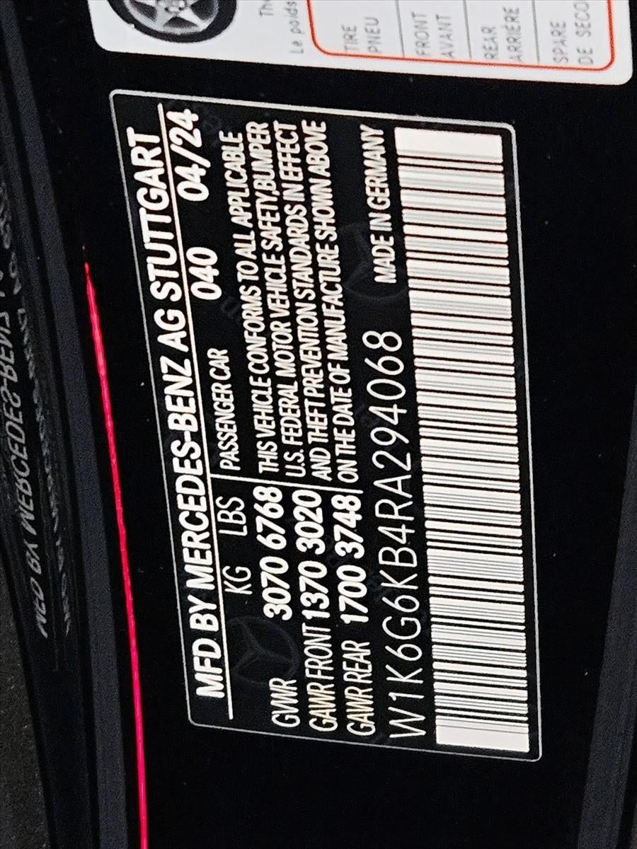 2024 Mercedes-Benz S-Class S 580e 4MATIC® Sedan