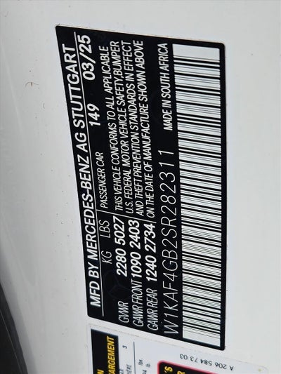 2025 Mercedes-Benz C-Class C 300 Sedan