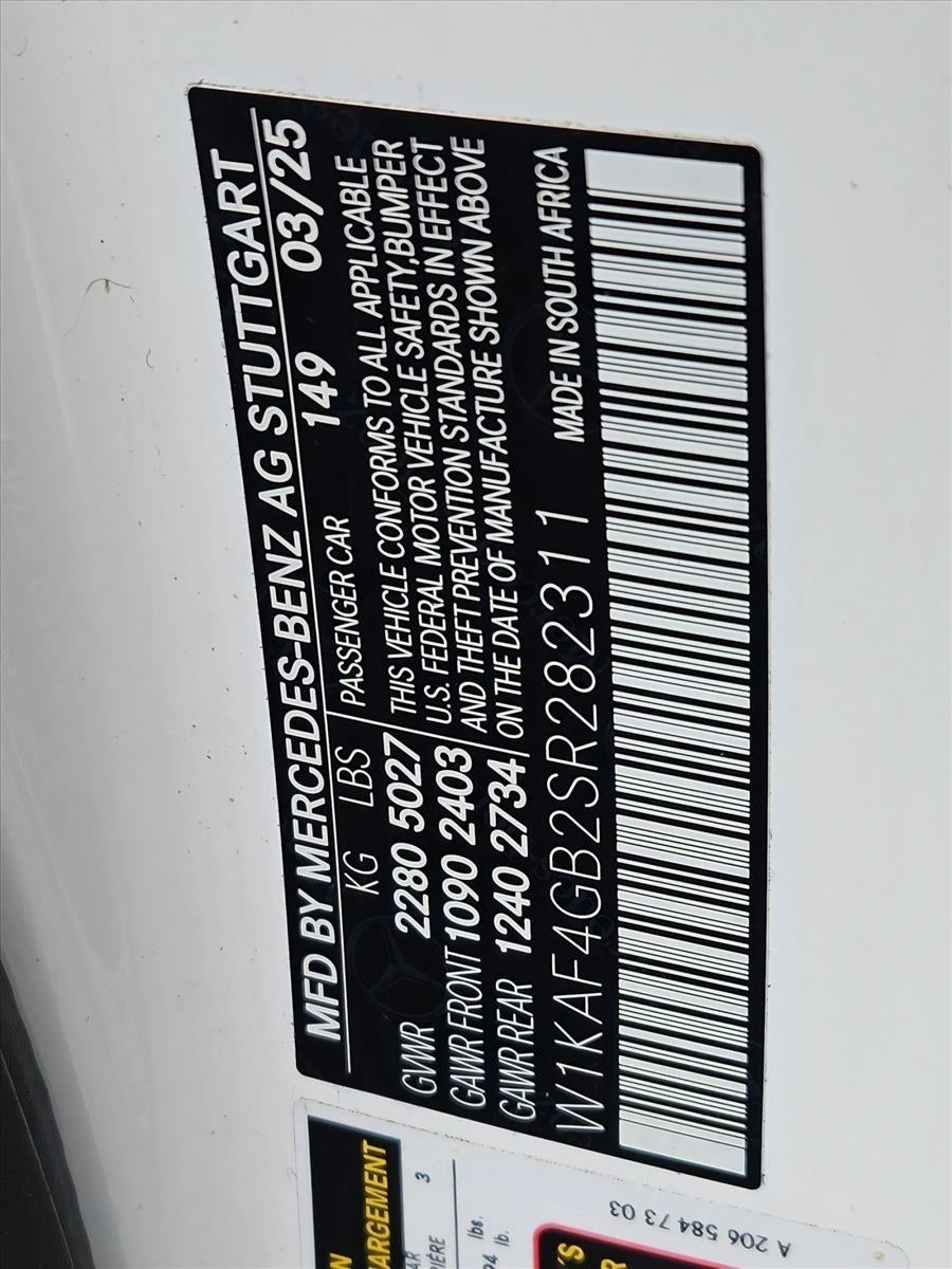 2025 Mercedes-Benz C-Class C 300 Sedan