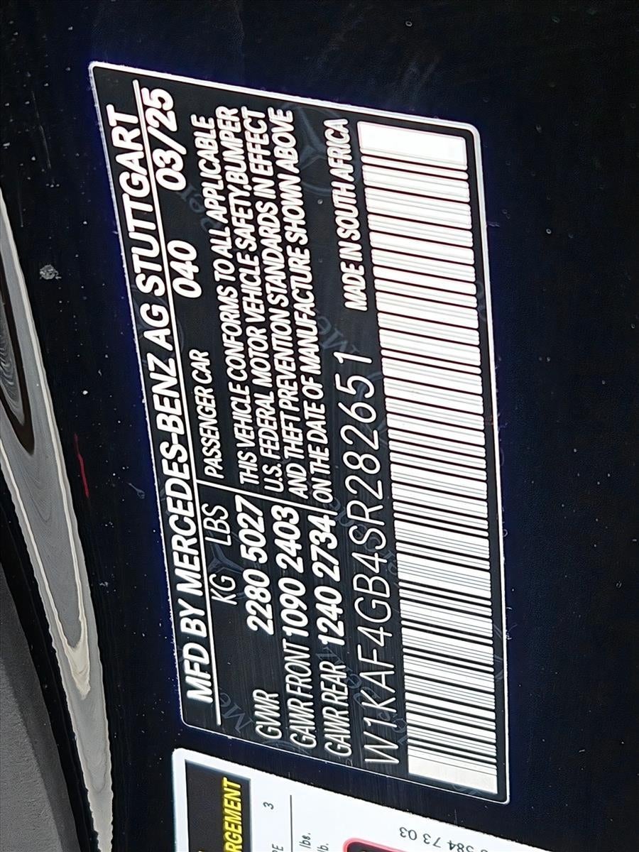 2025 Mercedes-Benz C-Class C 300 Sedan