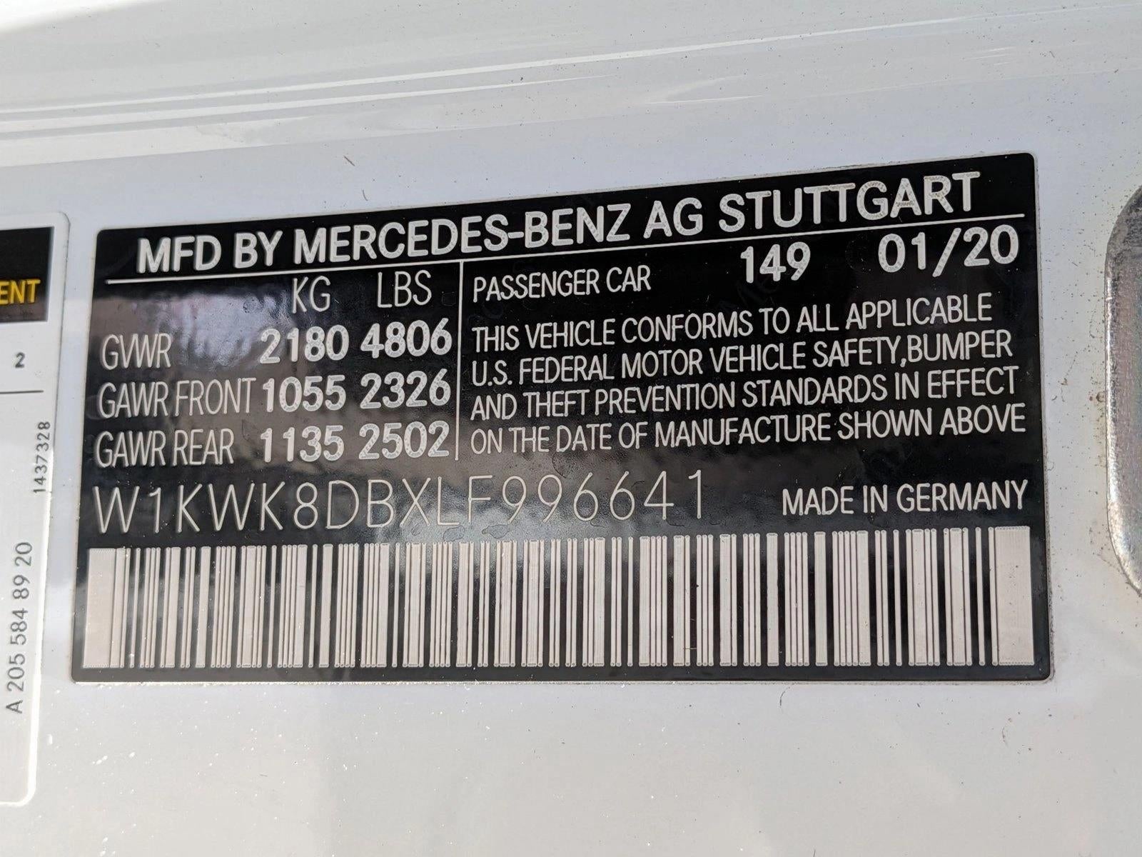 2020 Mercedes-Benz C-Class C 300 Cabriolet