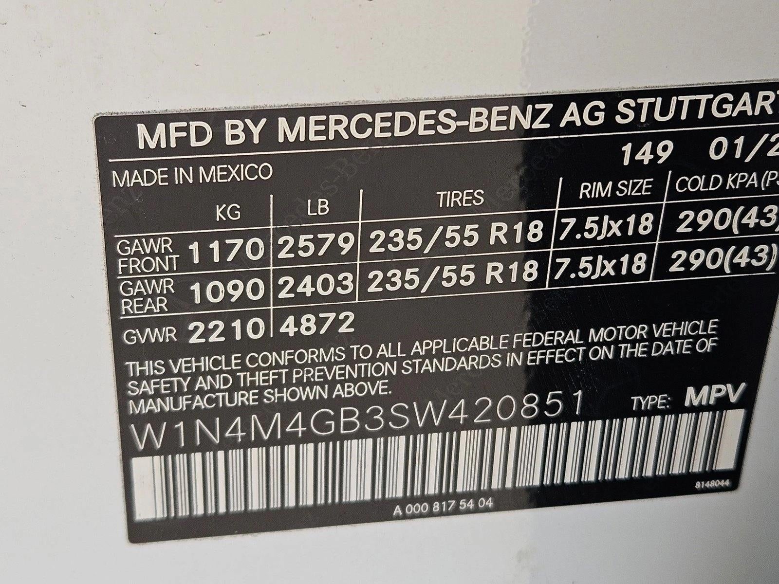 2025 Mercedes-Benz GLB GLB 250 SUV