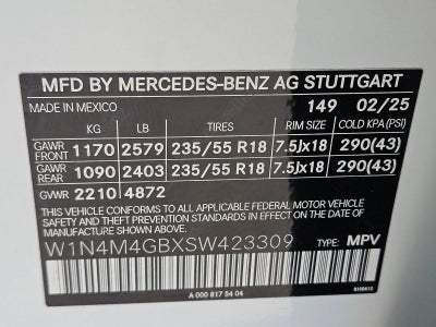 2025 Mercedes-Benz GLB GLB 250 SUV