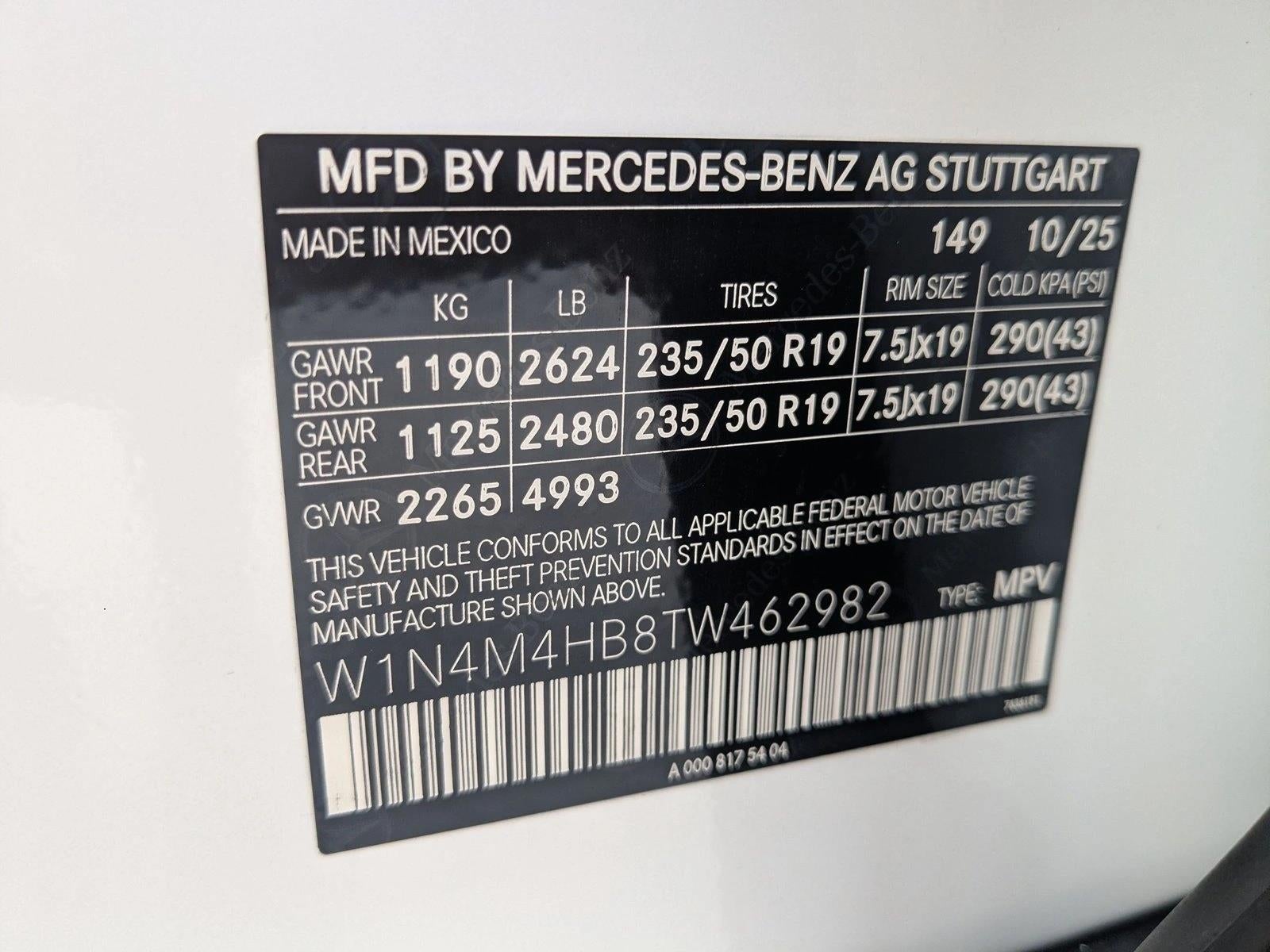 2026 Mercedes-Benz GLB GLB 250 4MATIC® SUV