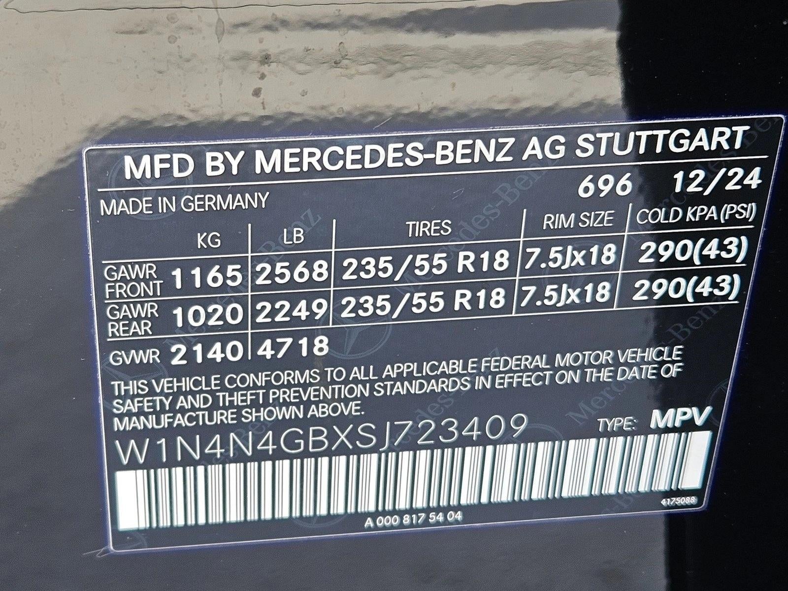 2025 Mercedes-Benz GLA GLA 250 SUV