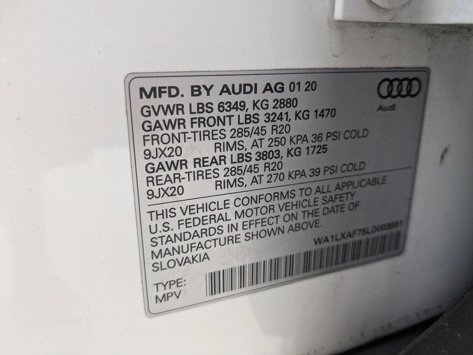 2020 Audi Q7 Premium Plus 55 TFSI quattro