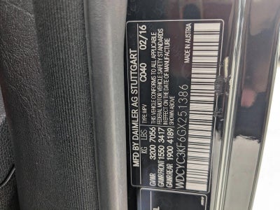 2016 Mercedes-Benz G-Class G 550 SUV