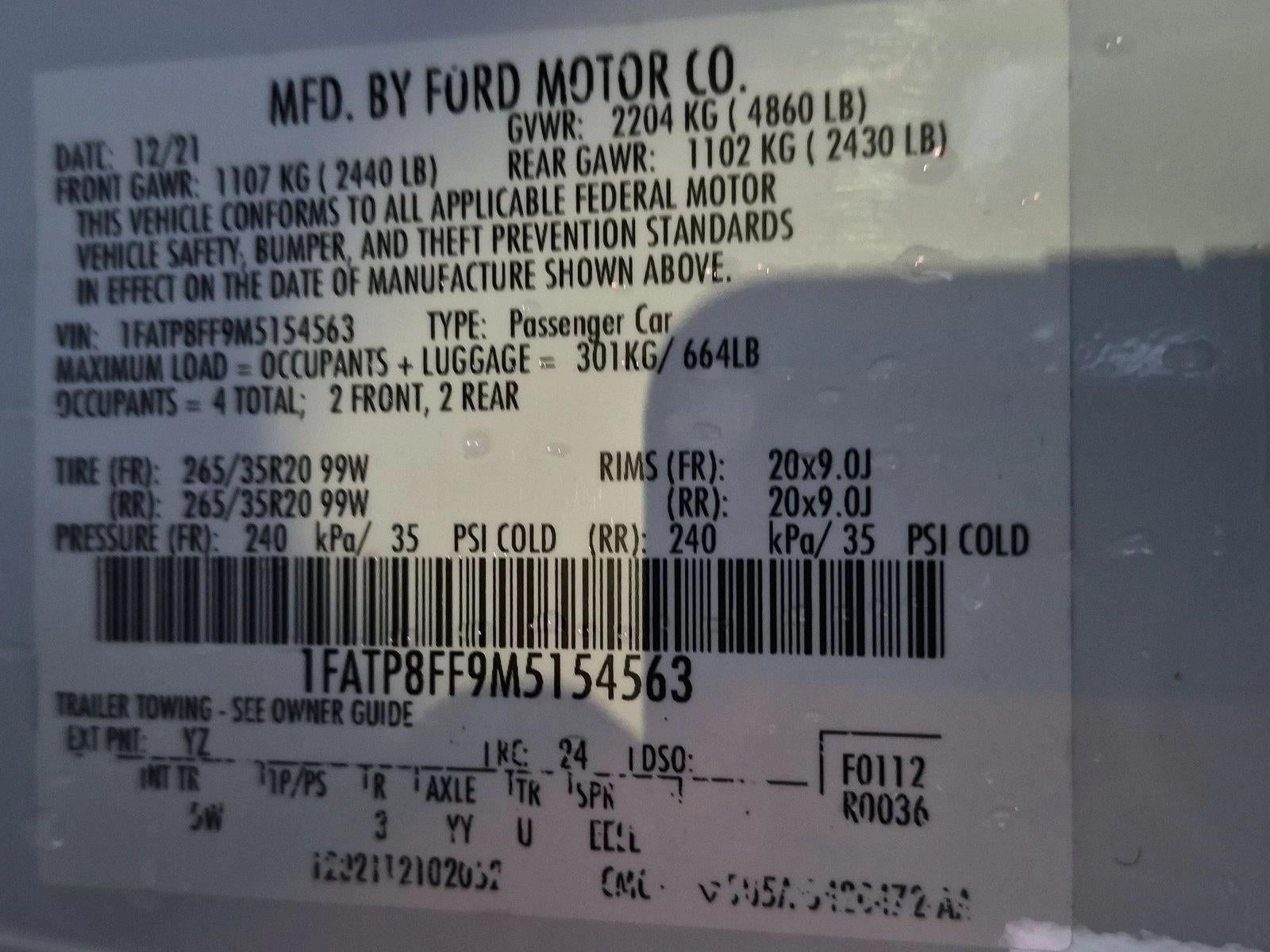 2021 Ford Mustang GT Premium Convertible