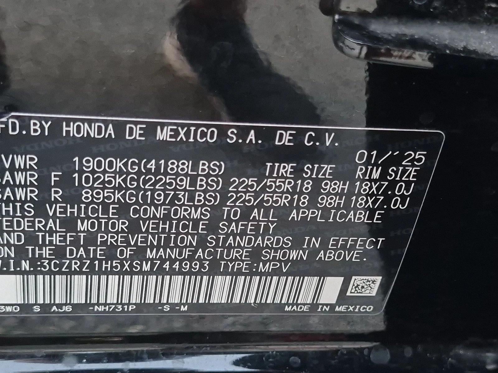 2025 Honda HR-V Sport 2WD CVT