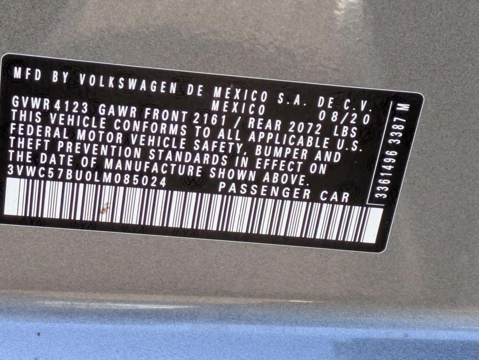 2020 Volkswagen Jetta S Auto w/SULEV