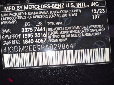 2023 Mercedes-Benz EQS EQS 450 4MATIC® SUV