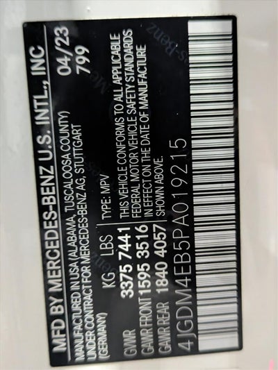 2023 Mercedes-Benz EQS EQS 580 4MATIC® SUV