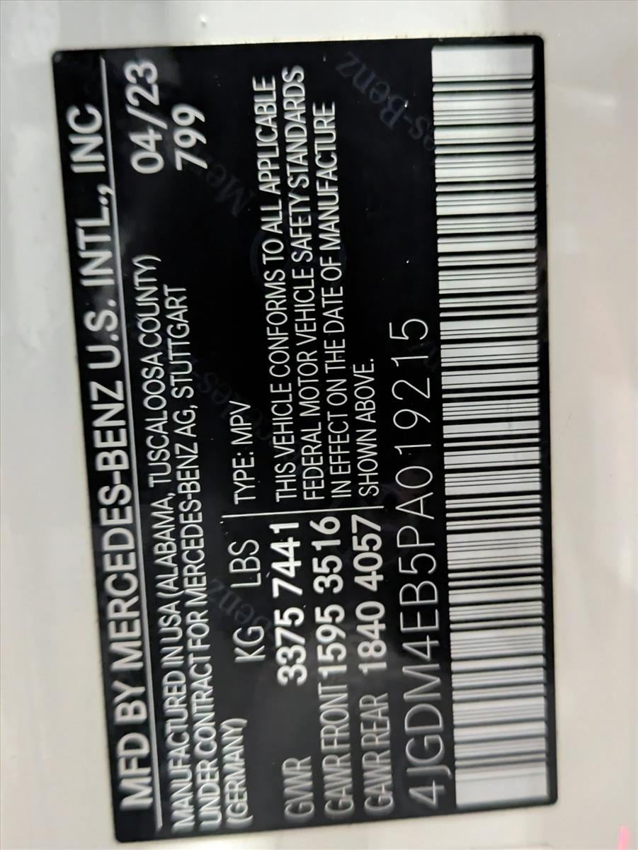 2023 Mercedes-Benz EQS EQS 580 4MATIC® SUV