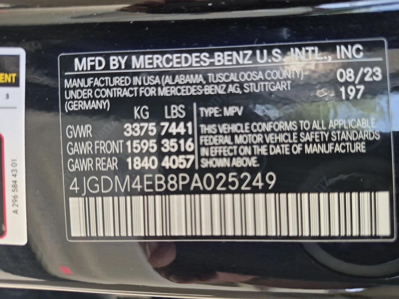 2023 Mercedes-Benz EQS EQS 580 4MATIC® SUV