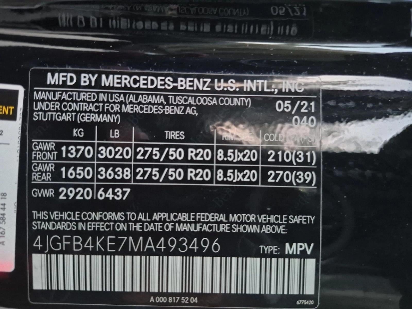 2021 Mercedes-Benz GLE GLE 350 4MATIC® SUV