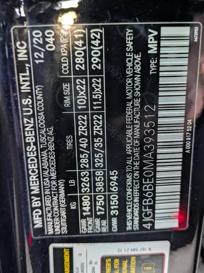 2021 Mercedes-Benz GLE AMG® GLE 53 4MATIC® SUV