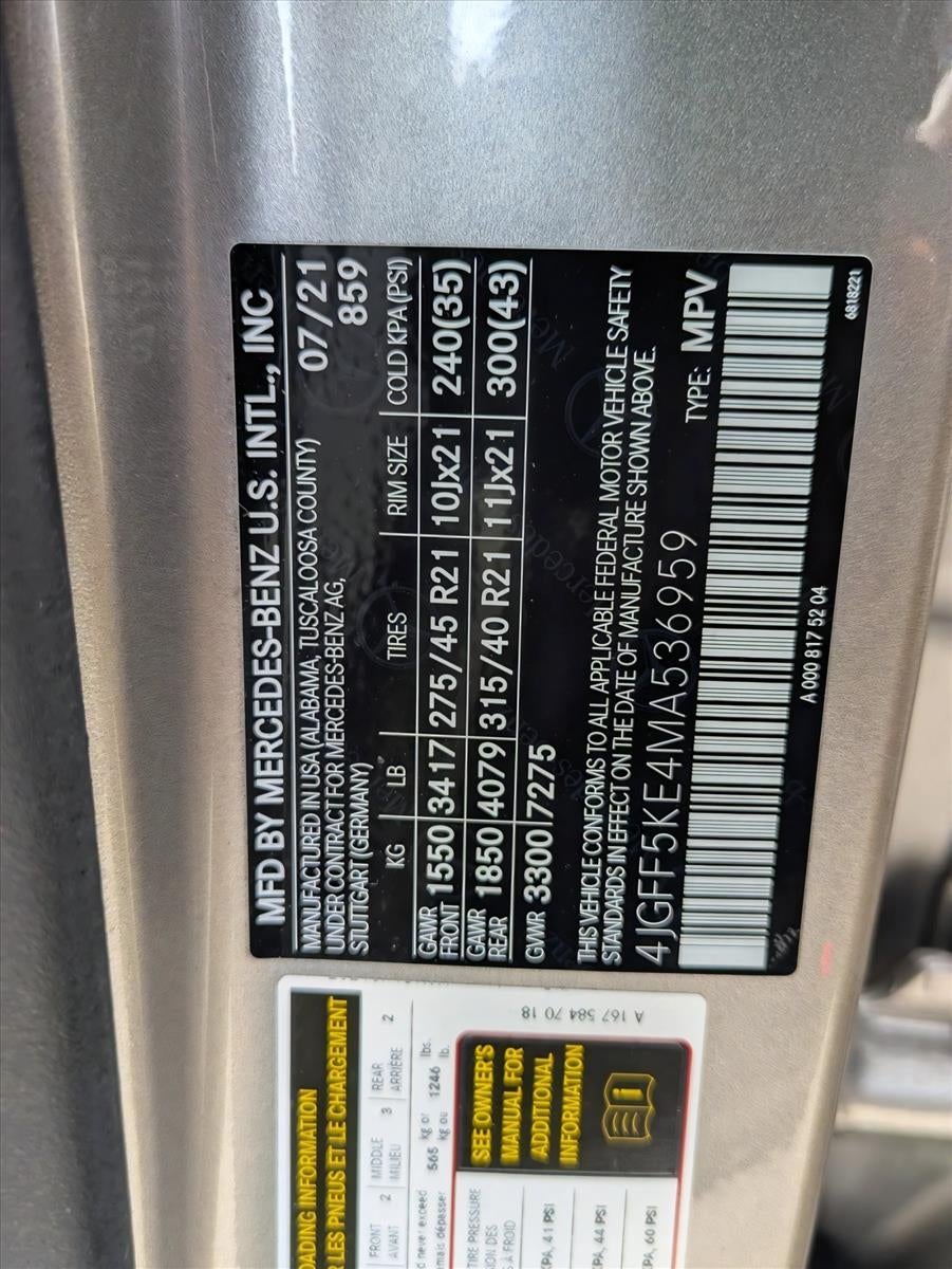 2021 Mercedes-Benz GLS GLS 450 4MATIC® SUV