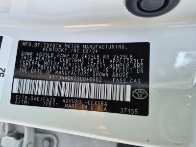 2025 Toyota Camry SE (Natl)