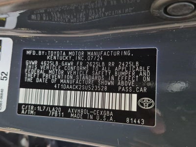 2025 Toyota Camry XLE (Natl)