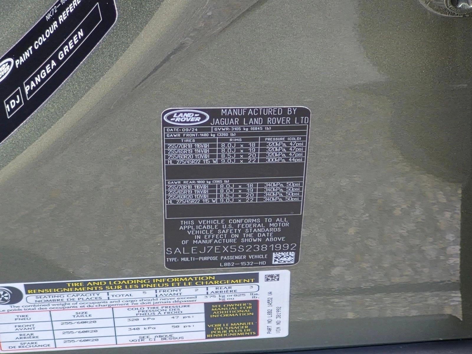 2025 Land Rover Defender 110 P300 S