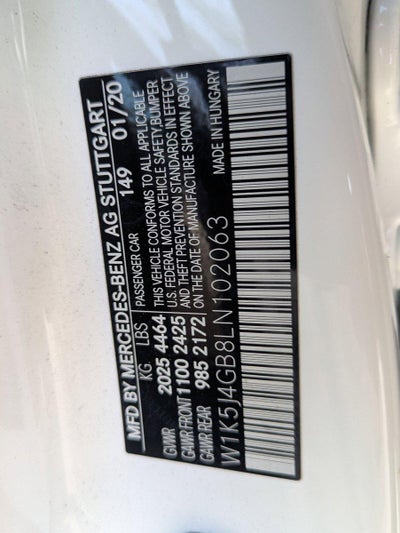 2020 Mercedes-Benz CLA CLA 250 Coupe